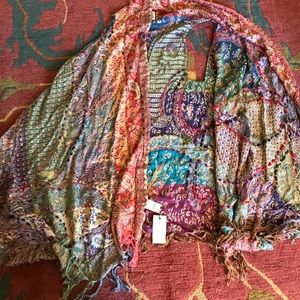 RAJ bohemian chic poncho vest
